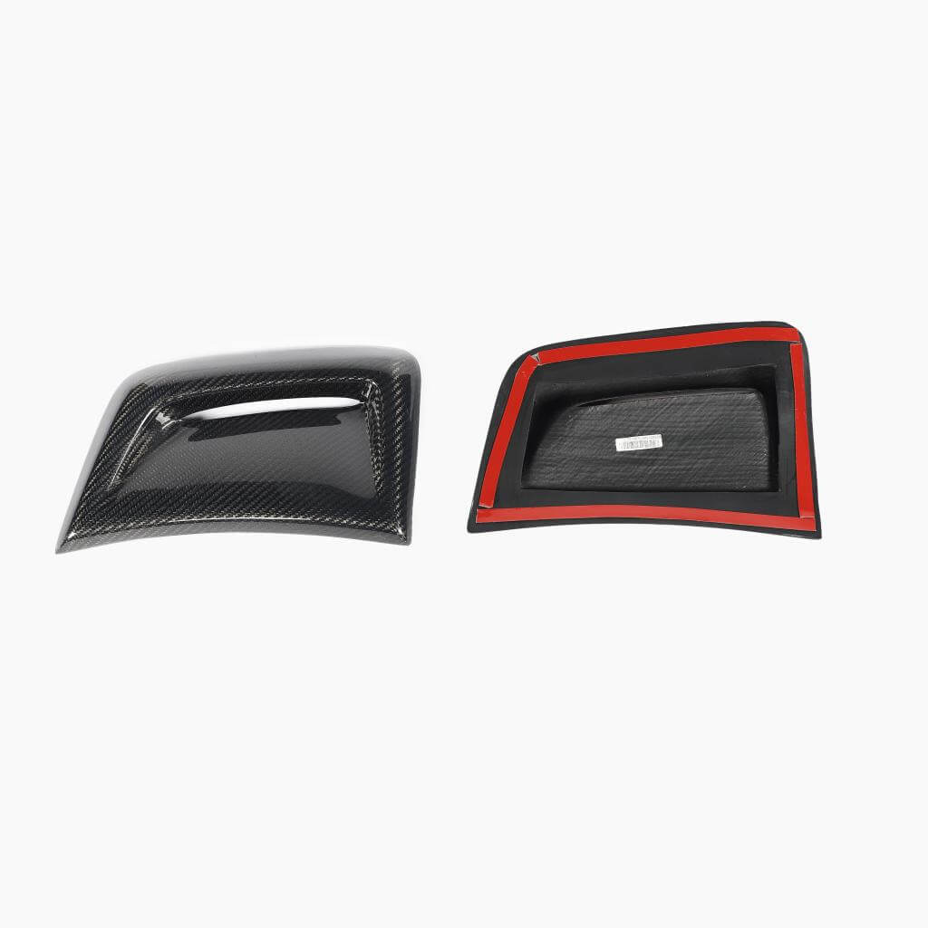 Mercedes Benz C Class W204 C204 C63 AMG Facelift 2012-2014 Front Bumper Vents Carbon Fiber-Ahacarbon