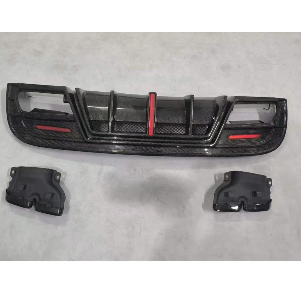MercedesBenzGLAClassX156GLA45AMGSportUtility4-Door2016-2019RearBumperDiffuserCarbonFiber-ahacarbon