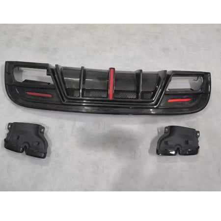 MercedesBenzGLAClassX156GLA45AMGSportUtility4-Door2016-2019RearBumperDiffuserCarbonFiber-ahacarbon