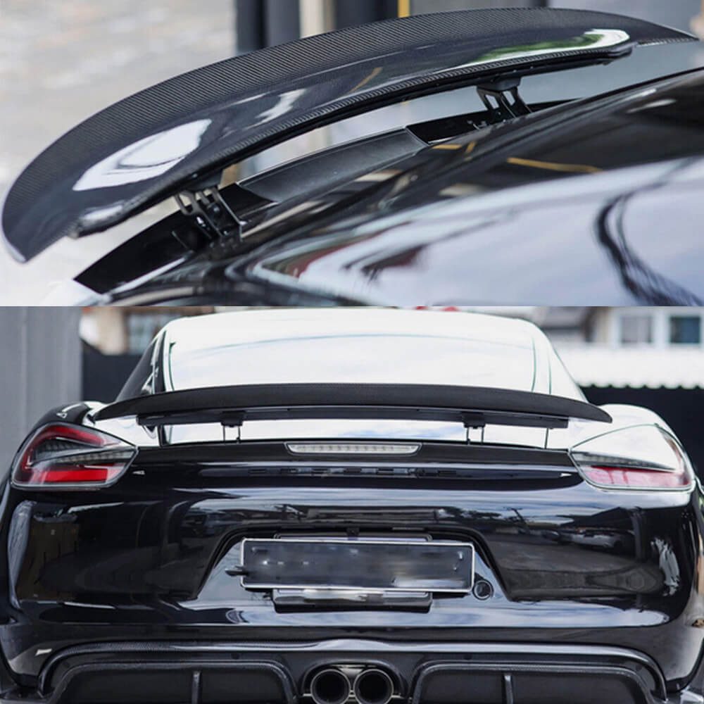 Posche 981 Rear Porsche 981 Carbon Fiber Rear Spoiler | Custom Porsche Accessories ...