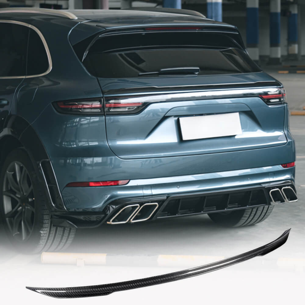 PorscheCayenneBaseSportUtility4-Door2024-2025RearMiddleSpoilerDryCarbonFiber-ahacarbon