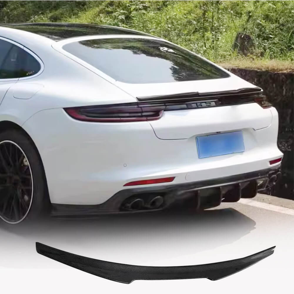 Porsche Panamera 971.2 2017-2026 Carbon fiber Rear Trunk Spoiler-Ahacarbon