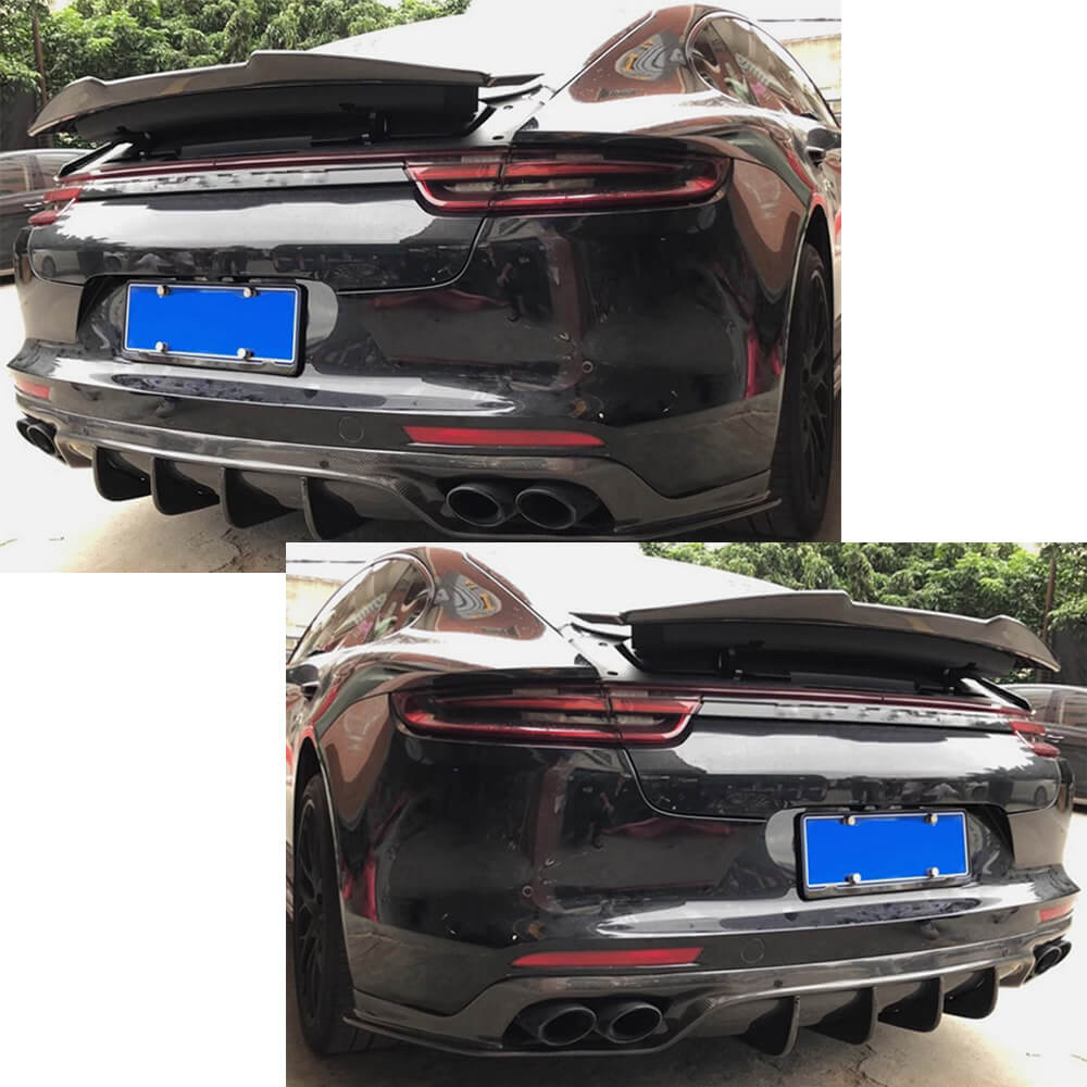 Porsche Panamera 971.2 2017-2026 Carbon fiber Rear Trunk Spoiler-Ahacarbon