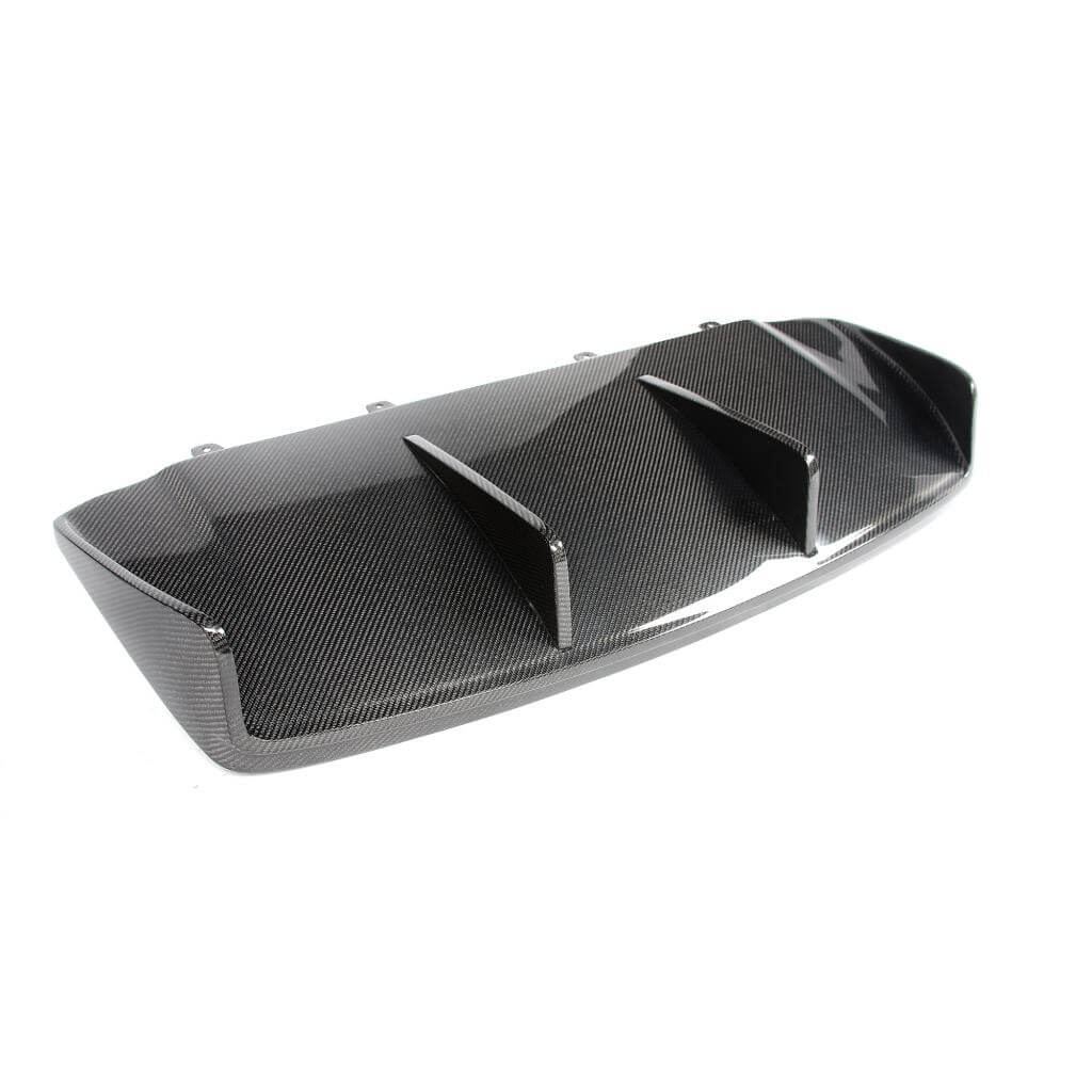 Porsche Taycan Base 4S Sedan 4-Door 2019-2024 Carbon Fiber Rear Bumper Lip-Ahacarbon