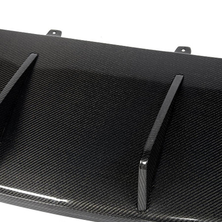 Porsche Taycan Base 4S Sedan 4-Door 2019-2024 Carbon Fiber Rear Bumper Lip-Ahacarbon