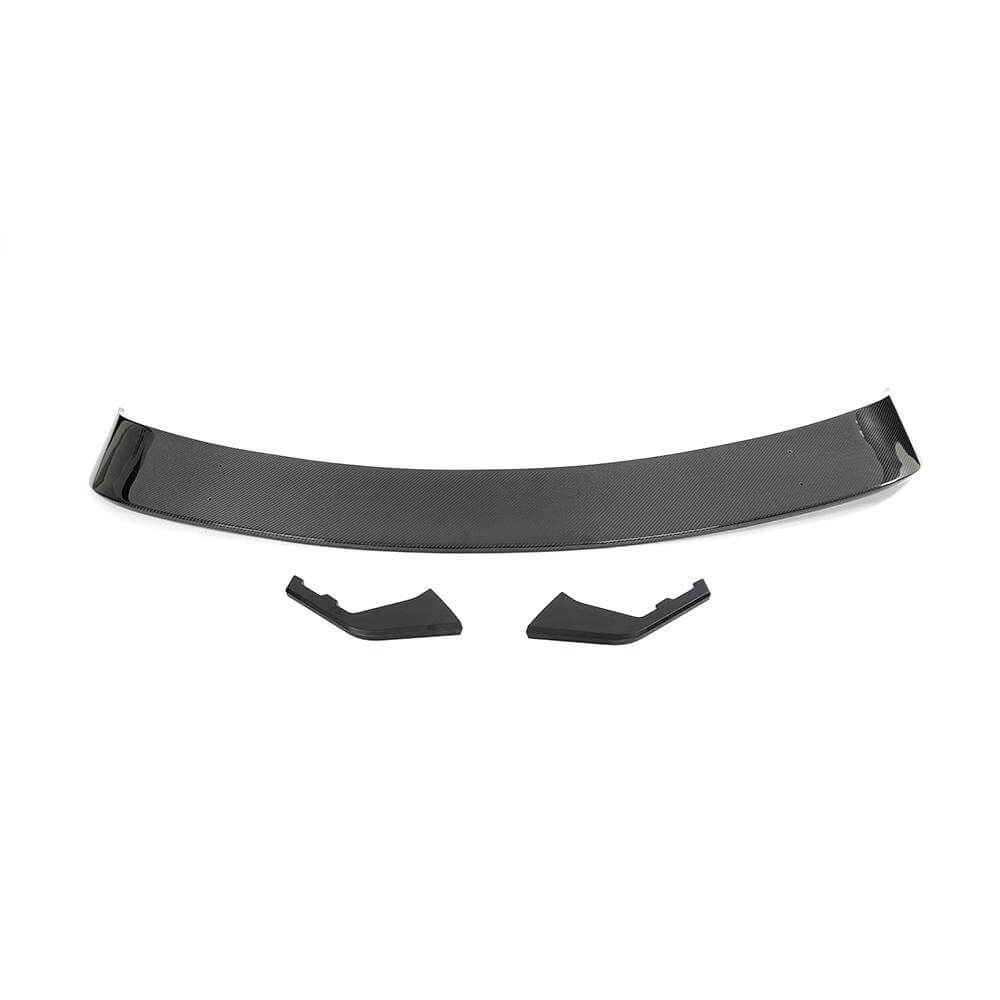 Porsche Taycan Base 4S Sedan 4-Door 2019-2024 Real Carbon Fiber Rear Trunk Spoiler-Ahacarbon