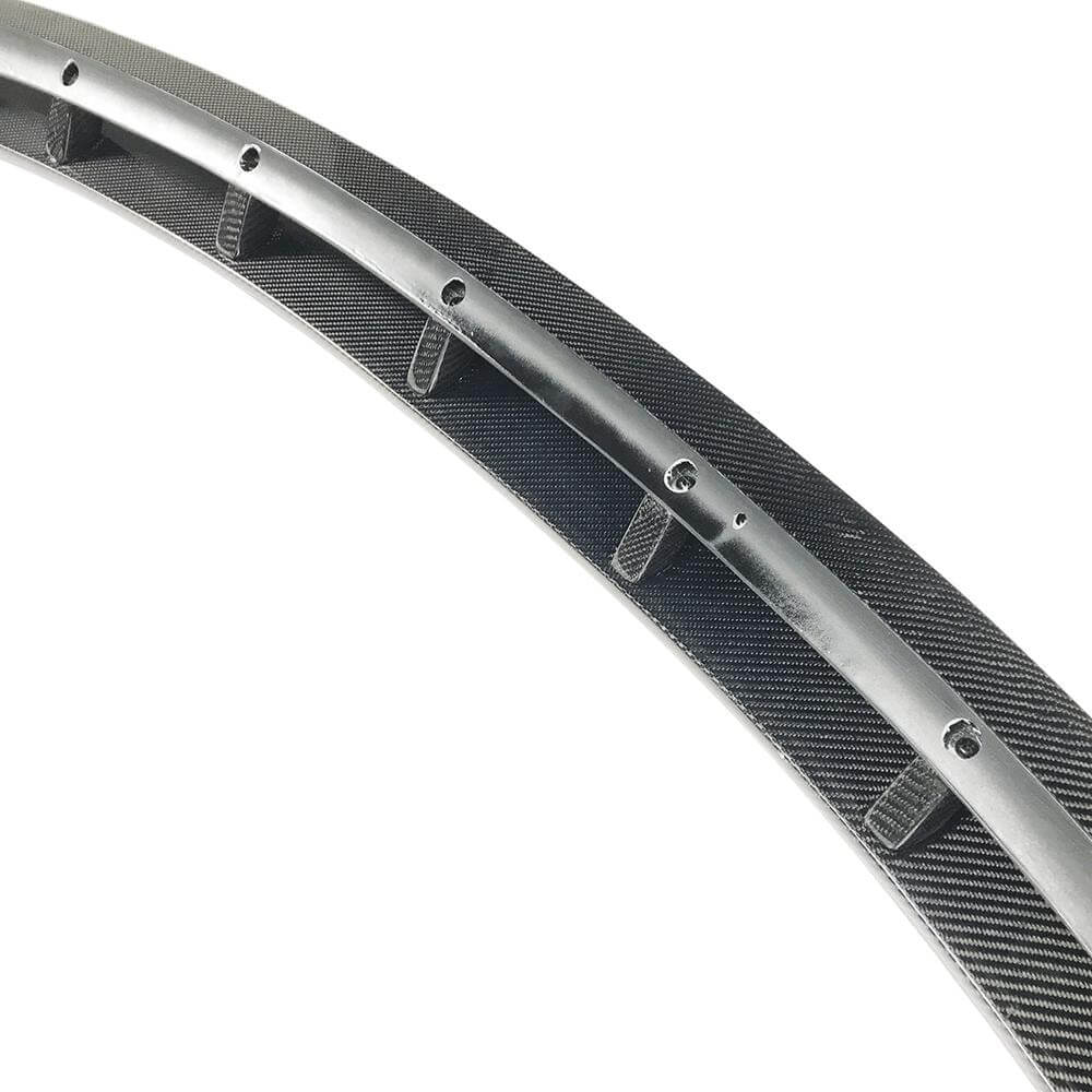 Porsche Macan 2014-2017 Front Bumper Lip Carbon Fiber-Ahacarbon