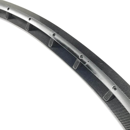 Porsche Macan 2014-2017 Front Bumper Lip Carbon Fiber-Ahacarbon