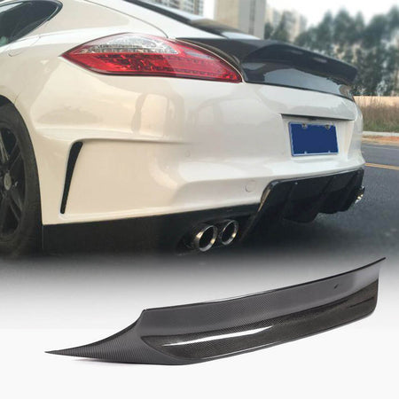Porsche Panamera 970 Pre-Facelift 2010-2013 Rear Trunk Spoiler Carbon Fiber-Ahacarbon