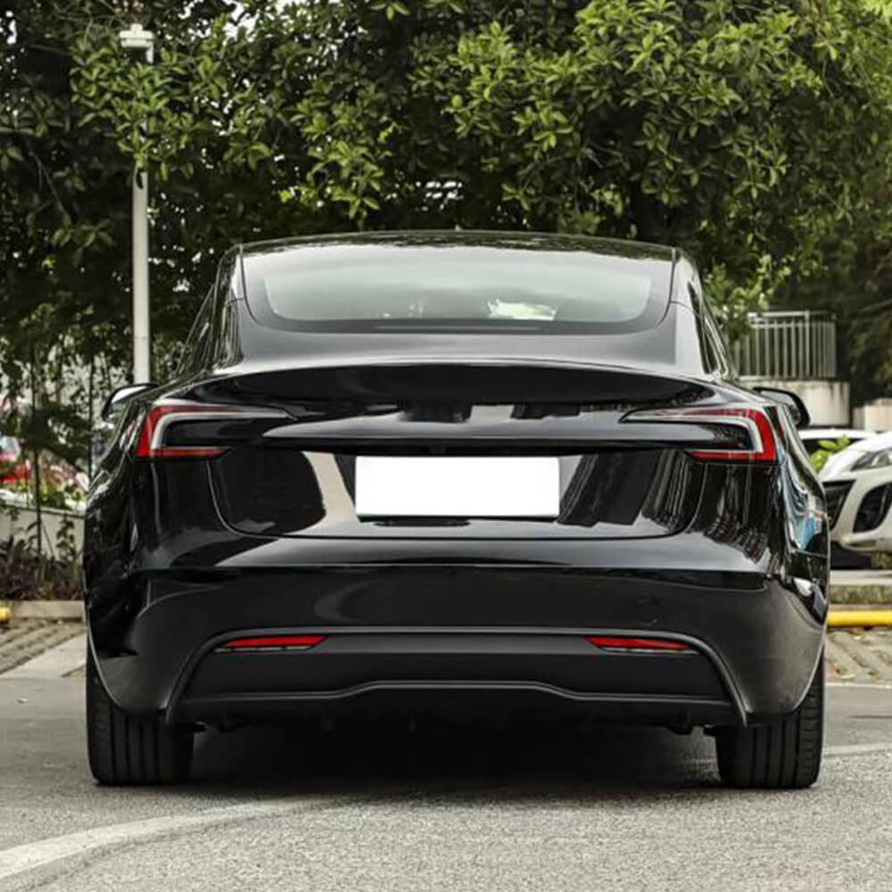 Carbon Fiber Rear Bumper Diffuser for Tesla Model 3 2023 - www.ahacarbon.com