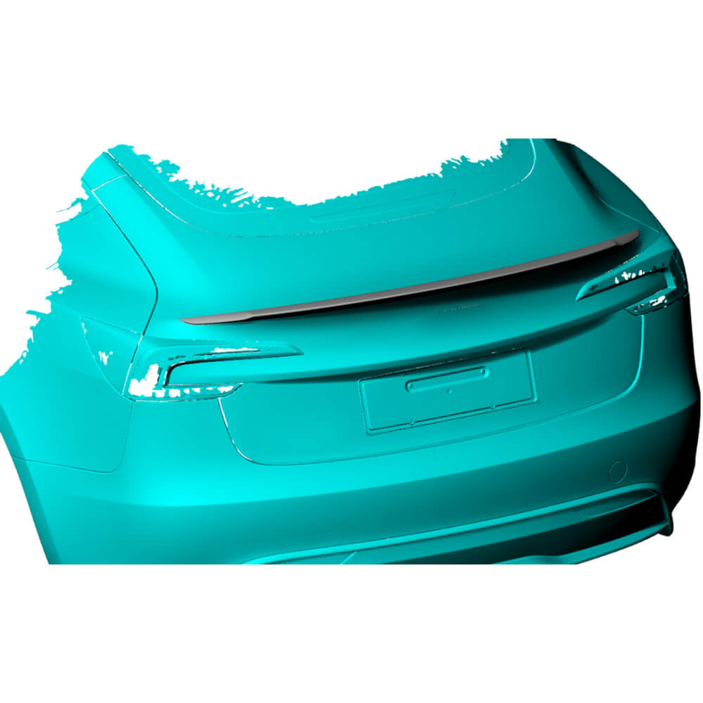 Tesla Model 3 2023UP Dry Carbon Fiber Rear Trunk Spoiler-Ahacarbon