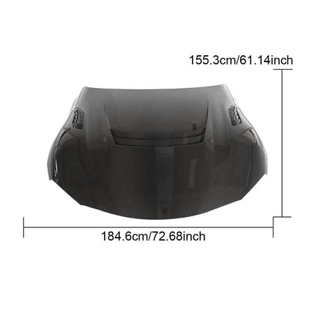 Toyota Subaru A90 A91 Mk5 2019-2021 Dry Carbon Fiber Engine Bonnet Hood Cover-Ahacarbon