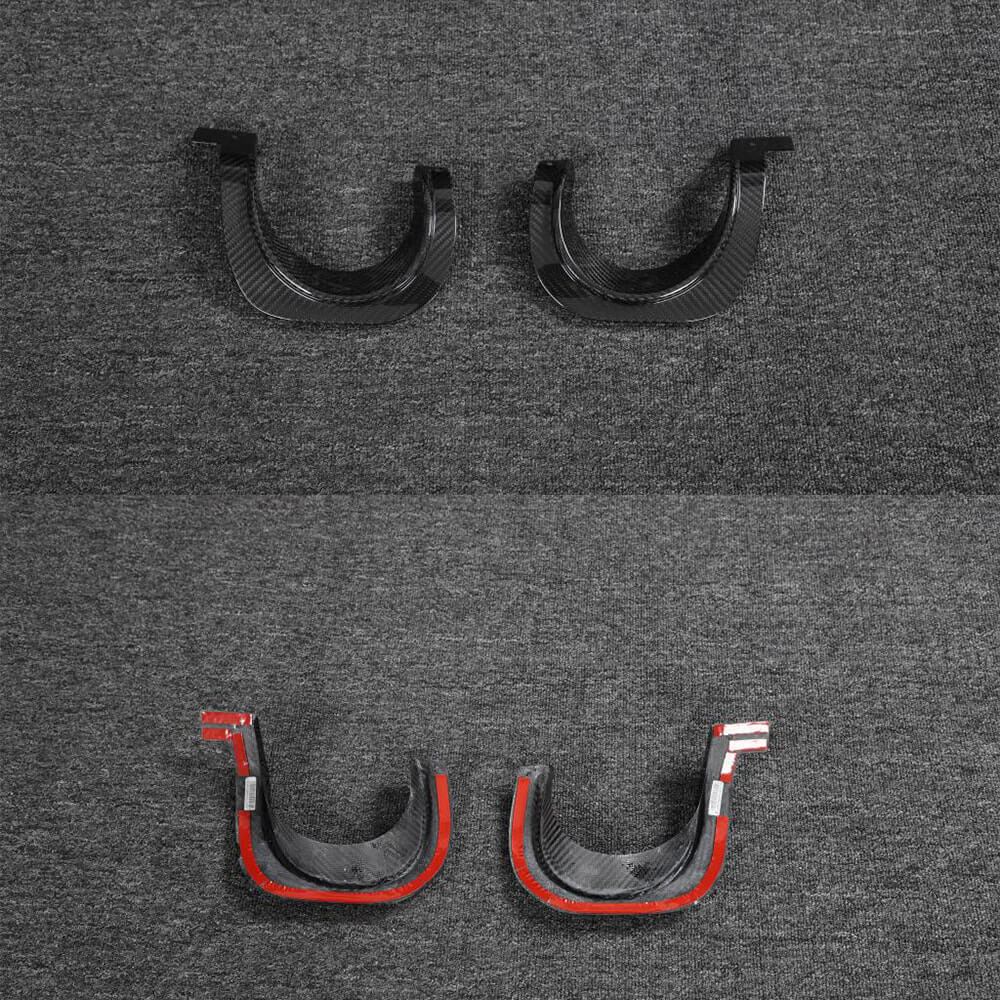 Toyota Supra GR A90 A91 2020-2023 Dry Carbon Fiber Rear Air Cylinder Decorative Panel-Ahacarbon