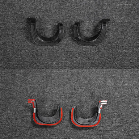 Toyota Supra GR A90 A91 2020-2023 Dry Carbon Fiber Rear Air Cylinder Decorative Panel-Ahacarbon