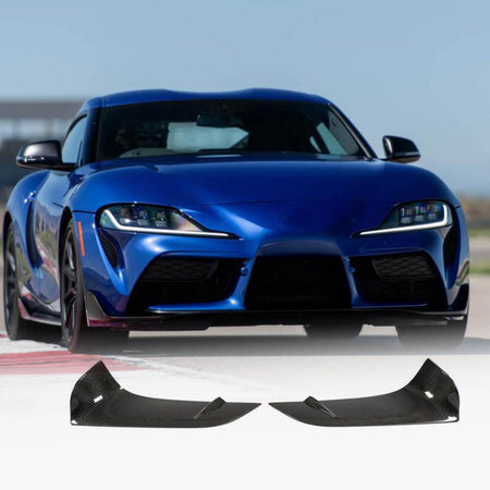 Toyota Supra GR A90 A91 2020-2024 Carbon Fiber Front Bumper Lower Garnish Cover-Ahacarbon