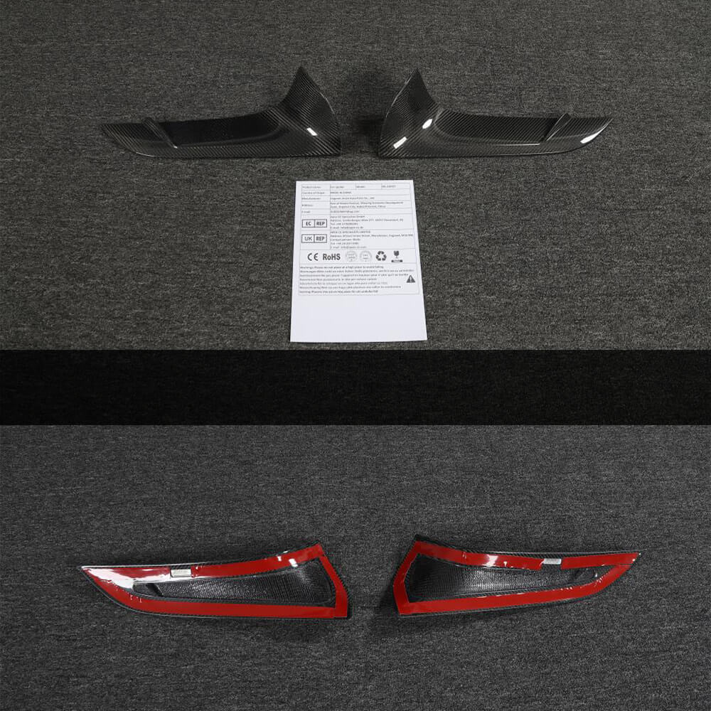 Toyota Supra GR A90 A91 2020-2024 Carbon Fiber Front Bumper Lower Garnish Cover-Ahacarbon