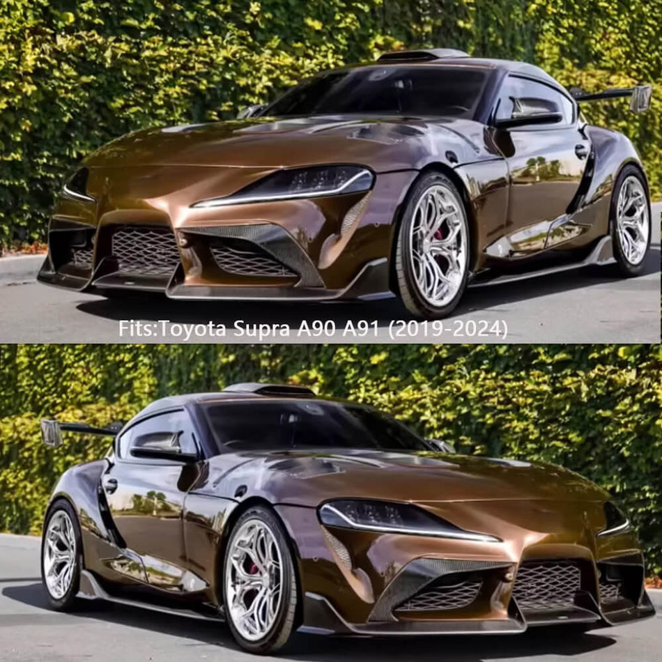 ToyotaSupraGRA90A91MK5_2019-2024_CarbonFiberFrontBumperLip_ahacarbon