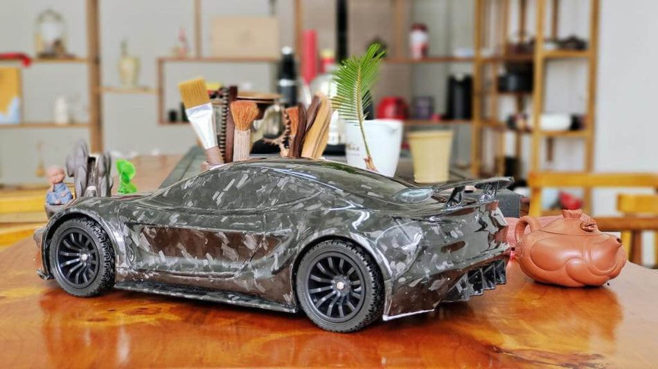 Universal Full Carbon Fiber Forged Pattern By Handmade Car Model for car enthusiasts