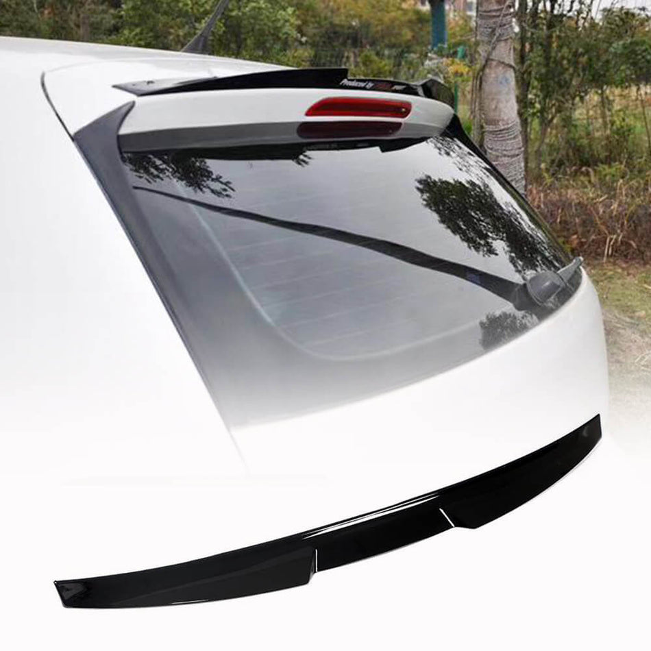 For Volkswagen VW Polo Standard Hatchback 2011-2018 Glossy black Rear Trunk Spoiler Boot Wing Lip