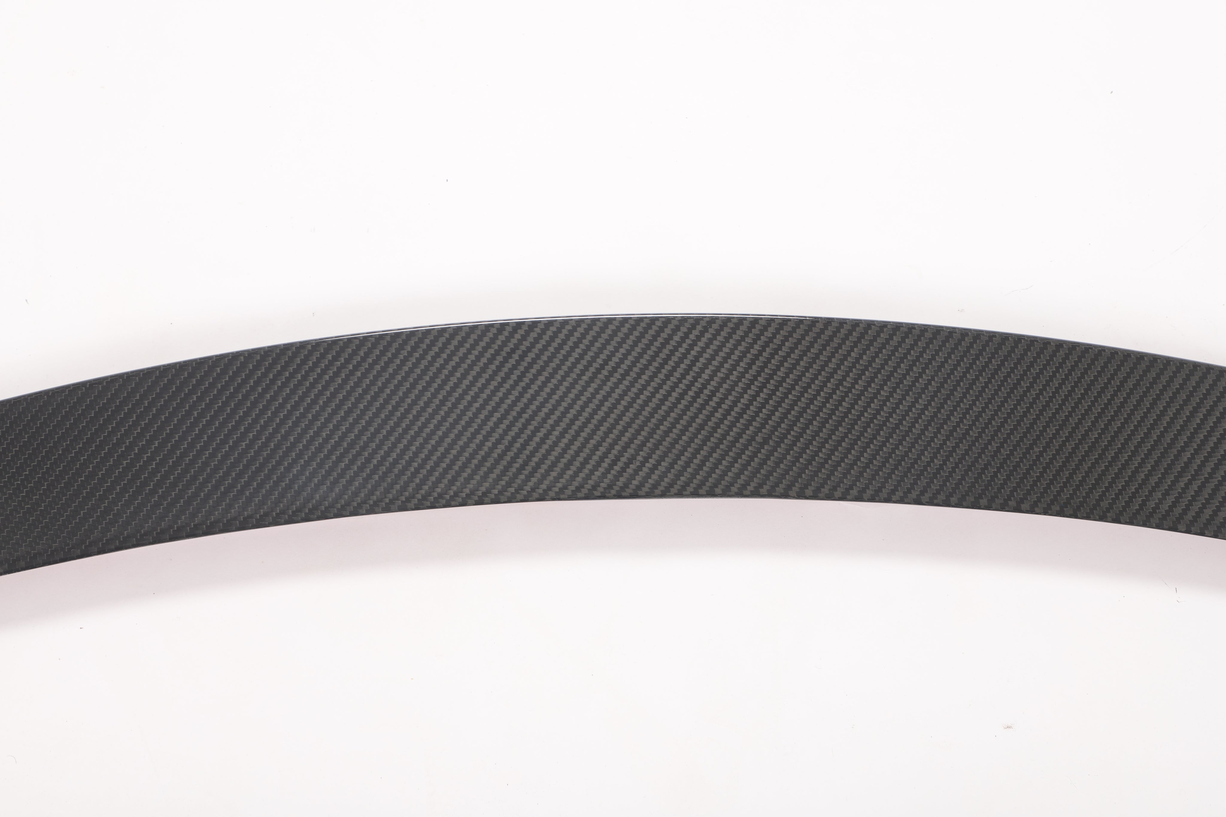Alfa Romeo Stelvio dry carbon fiber spoiler weave detail
