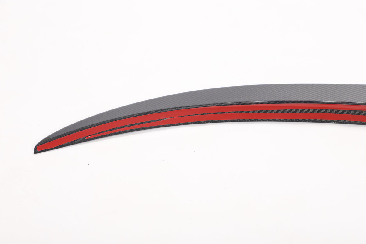 Alfa Romeo Stelvio rear spoiler tape installation detail