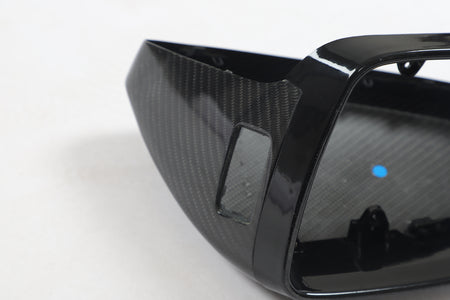 Audi four-piece ABS and dry carbon fiber replacement mirror cover set