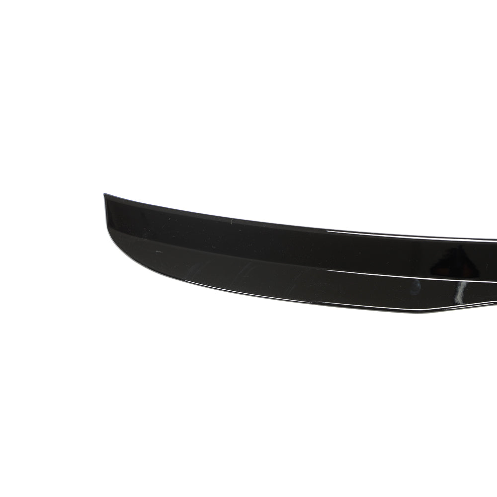 Audi A3 gloss black ABS roof spoiler surface finish detail