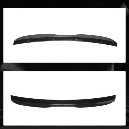 Audi A3 Hatchback gloss black roof spoiler front and rear product view