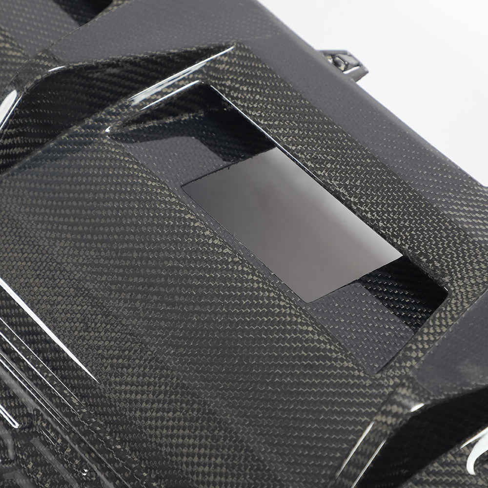 Center opening and diffuser fin detail on the Audi A3 S Line S3 8Y rear diffuser