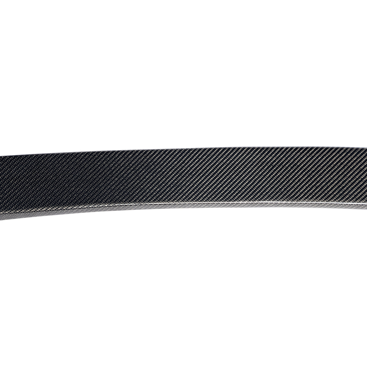 Audi A4 carbon fiber trunk spoiler woven carbon fiber detail