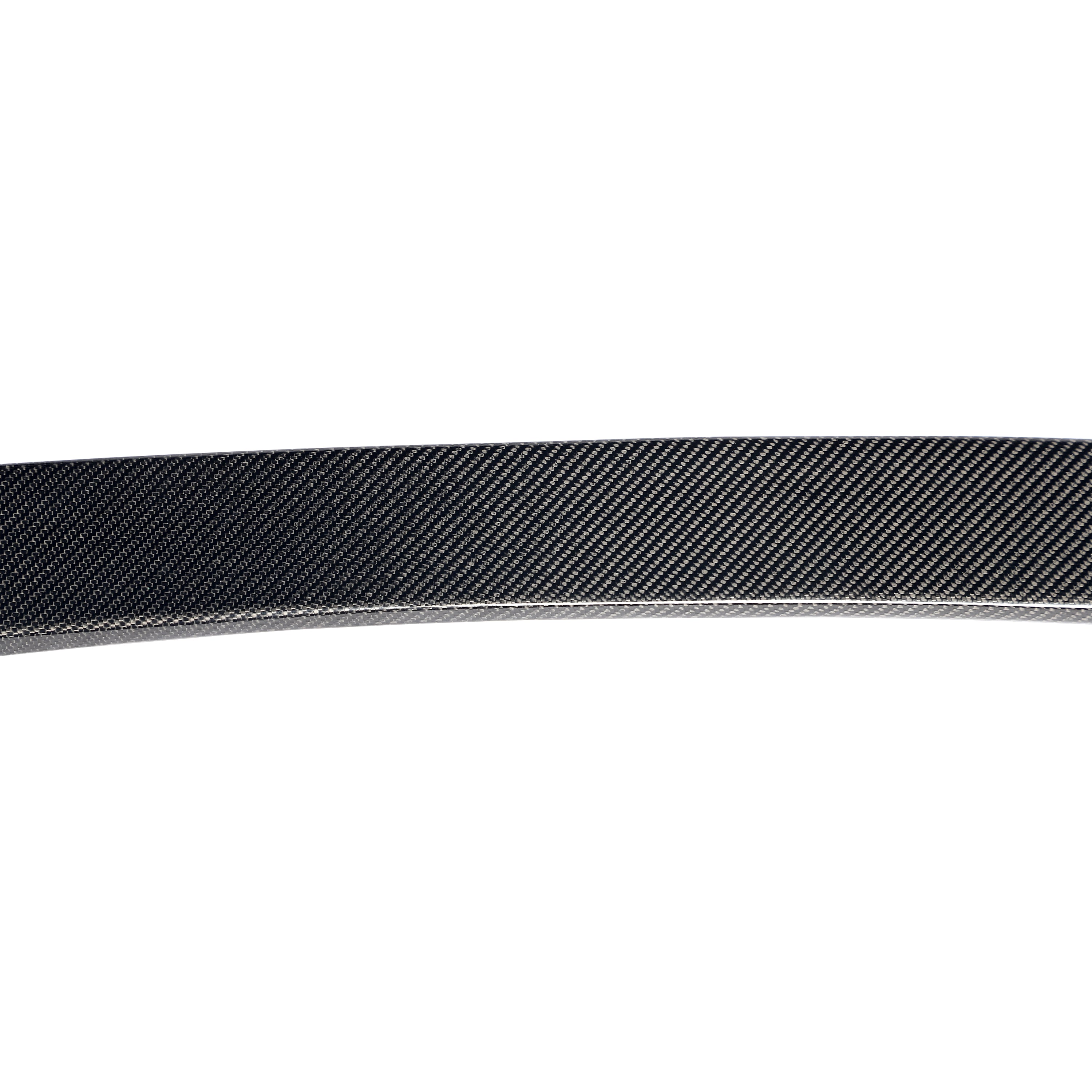 Audi A4 carbon fiber trunk spoiler woven carbon fiber detail