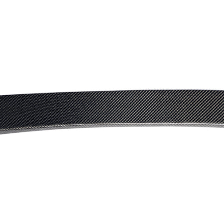 Audi A4 carbon fiber trunk spoiler woven carbon fiber detail