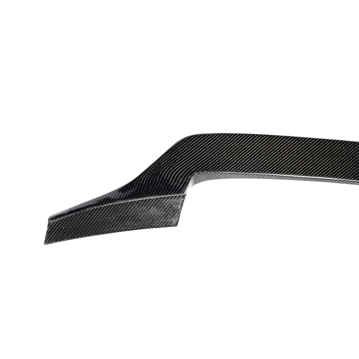 Audi A4 GT Style trunk spoiler end section and shape detail
