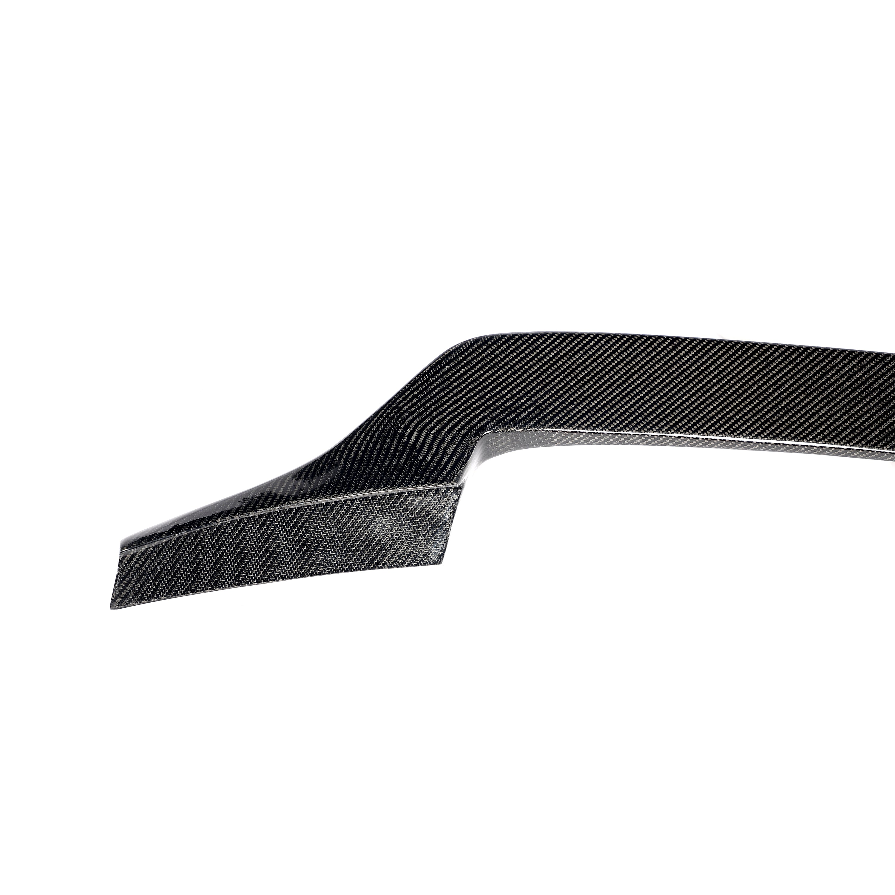 Audi A4 GT Style trunk spoiler end section and shape detail