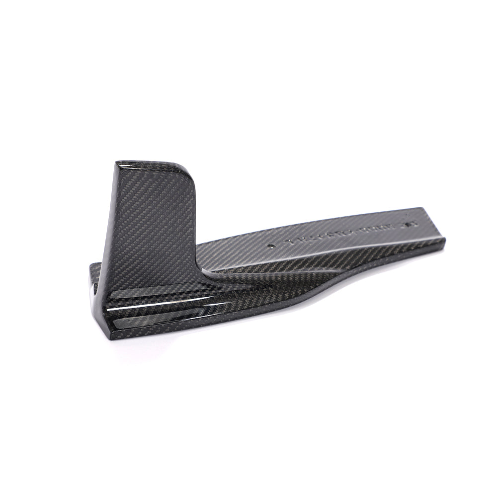 Audi A5 S Line carbon fiber rear side splitter detail