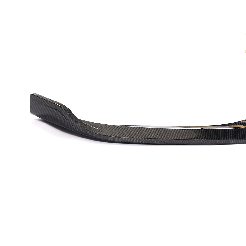 Front view of the full-width carbon fiber lip for Audi A5/S5 B9