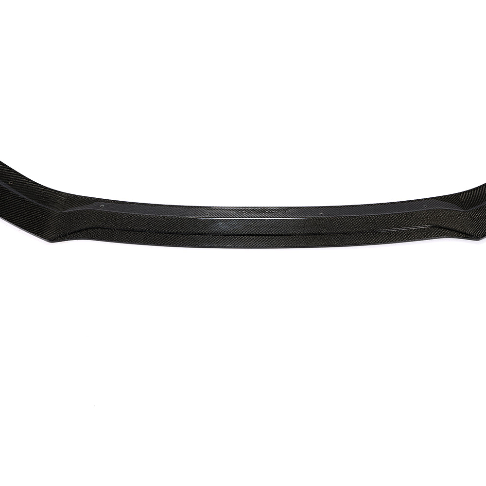 Center profile detail of the Audi A5/S5 B9 one-piece carbon fiber front lip