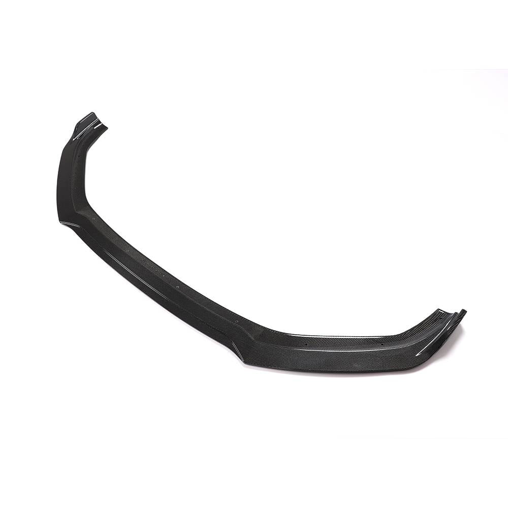 Full-width one-piece carbon fiber front lip for Audi A5 B9 S Line and S5 B9