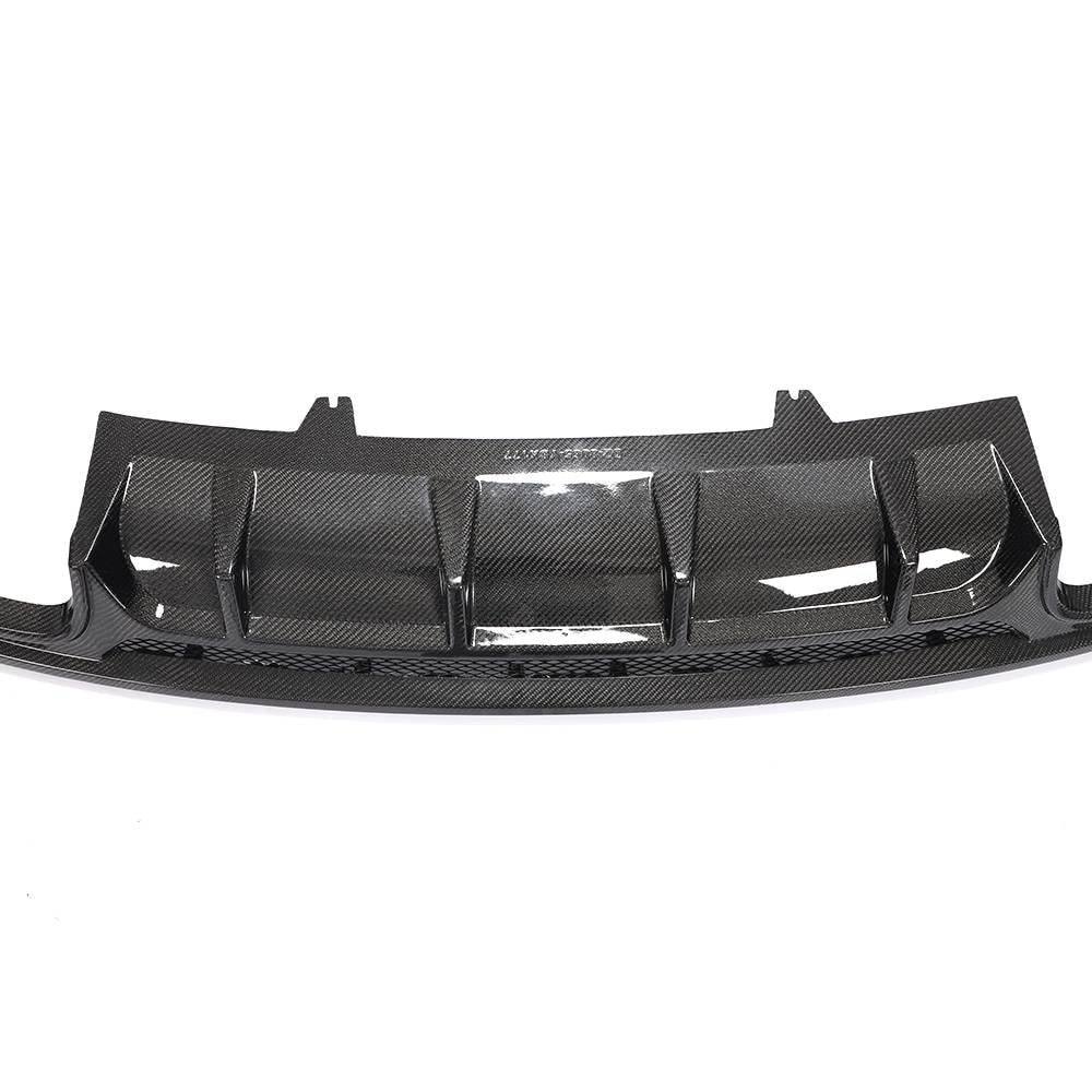 Audi A5 S5 B9 mesh vent and multi-fin rear diffuser detail