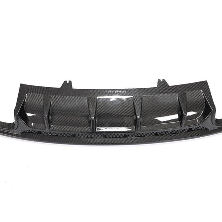 Audi A5 S5 B9 mesh vent and multi-fin rear diffuser detail