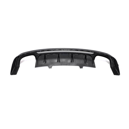 Audi A5 S5 B9 rear bumper diffuser underside view