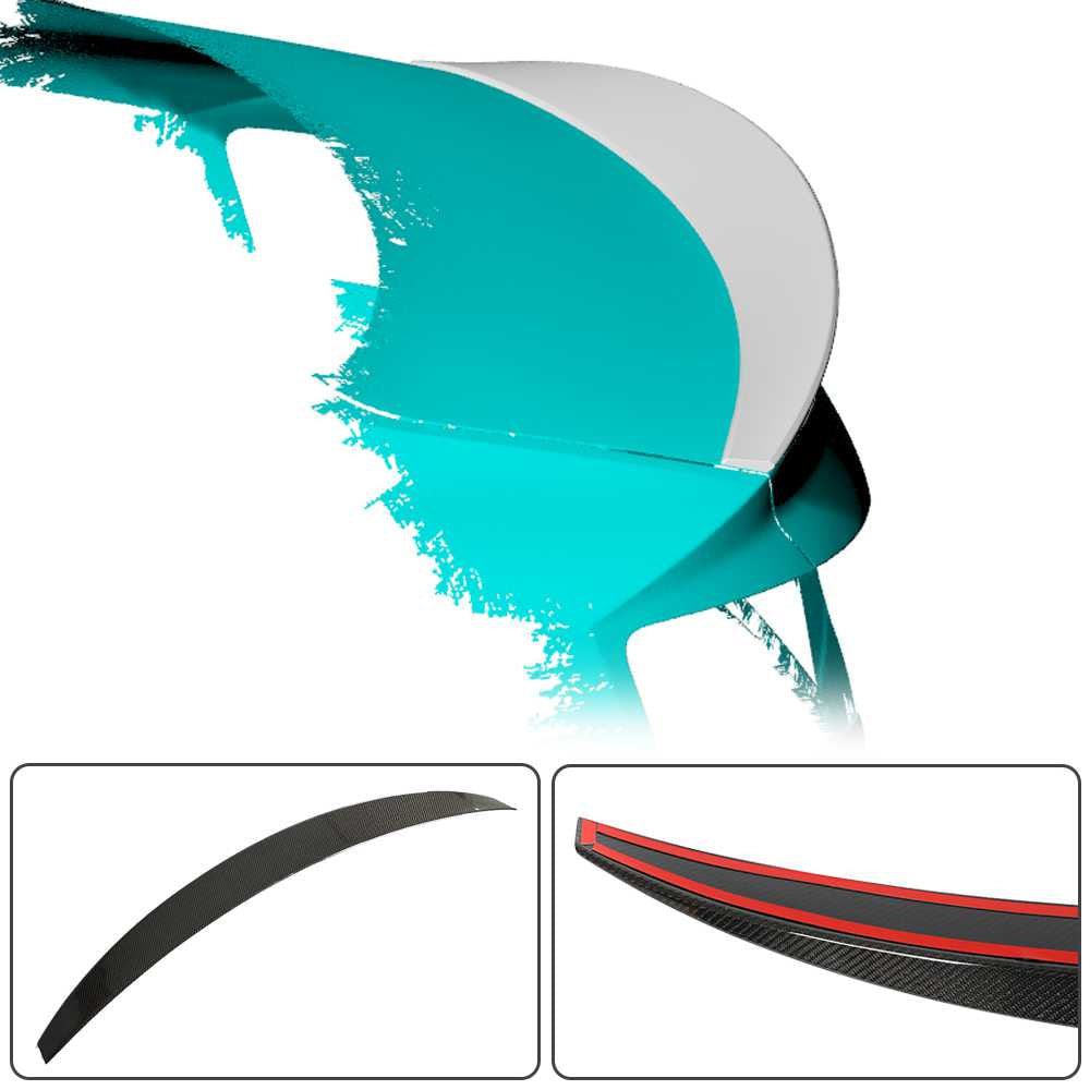 Audi A5 S5 Coupe carbon fiber decklid spoiler design
