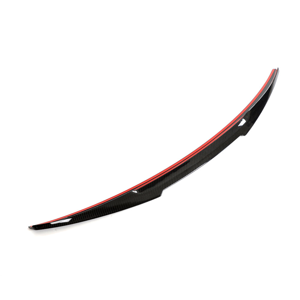 Audi A5 S5 RS5 Sportback dry carbon trunk spoiler angle view