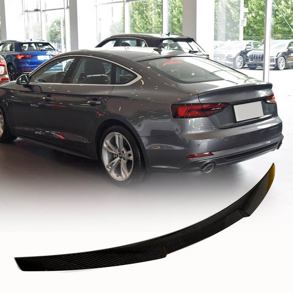 Audi A5 S5 RS5 Sportback M4 style dry carbon fiber trunk spoiler