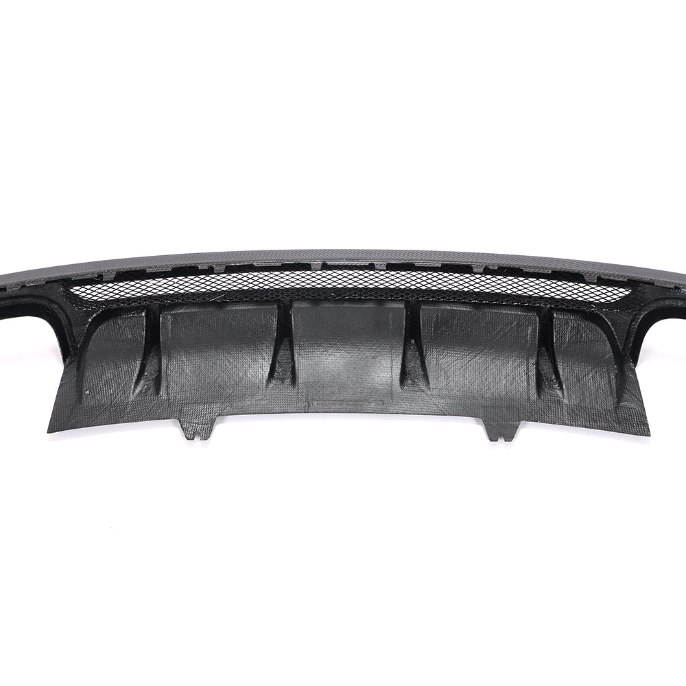 Audi A5 S Line rear diffuser exhaust opening detail