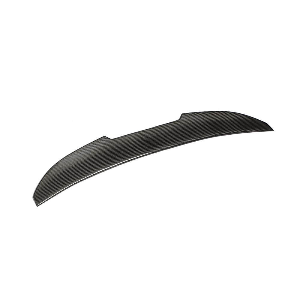 Audi A6 C6 carbon fiber trunk lip spoiler side profile
