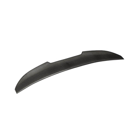 Audi A6 C6 carbon fiber trunk lip spoiler side profile