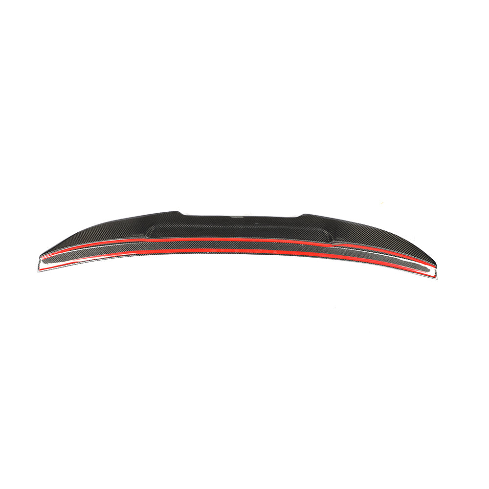 Audi A6 C6 trunk spoiler with pre-applied double-sided mounting tape