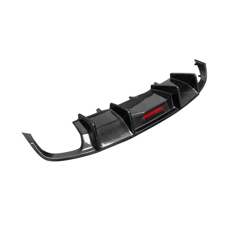 Audi A7 Quattro carbon fiber rear diffuser three-quarter product view