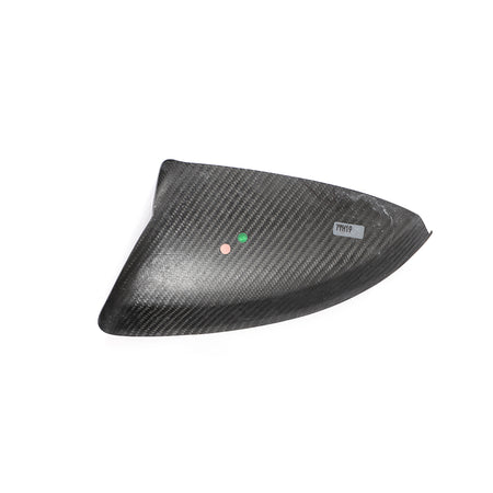 Audi carbon fiber mirror cover weave and surface detail
